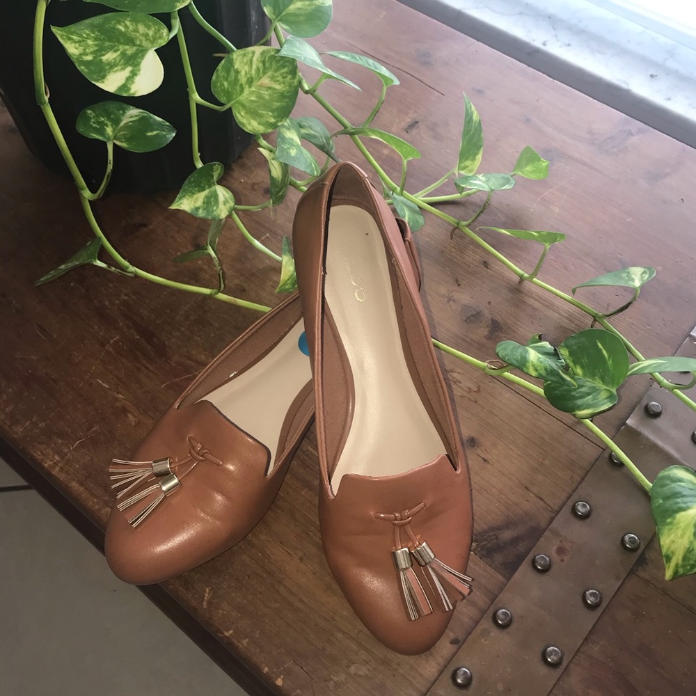 Aldo, flats with tassels! business casual shoes